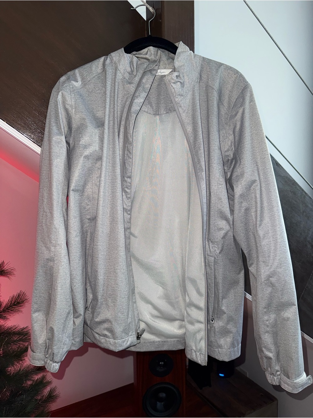 Lady Hagen Silver Lightweight Windbreaker Jacket